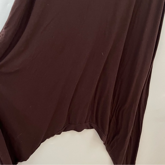 Momper Romper S Chocolate Brown Loose 0172 Harem Stretch Maternity postpartum - Picture 4 of 13